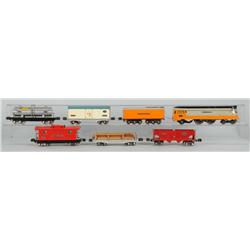 Lionel O-Gauge Hiawatha Freight Train Set.