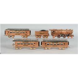 Ives O-Gauge Major H.O.D. Seagraves Passenger Set.