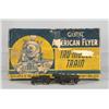 American Flyer S on O-Gauge Engine, Tender & Cars.