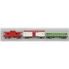 Image 2 : American Flyer S on O-Gauge Engine, Tender & Cars.