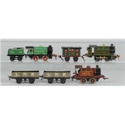 Lot of 7: Hornby, Bing & Marklin Cars & Locos.