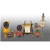 Image 1 : Lot of 3: Character Figures Calendar & Match Safe.