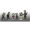 Image 1 : Lot of 6: Mickey Mouse & Felix Figures.