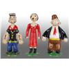 Image 1 : Set of 3 Cast Iron Popeye Paperweights.