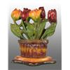 Image 1 : Cast Iron Tulip Flower Basket Doorstop.