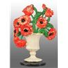 Cast Iron Poppies Flower Doorstop.