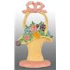 Cast Iron Mixed Flowers in Basket Doorstop.