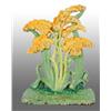 Cast Iron Goldenrod Flowers Doorstop.