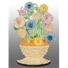 Cast Iron Petunias & Asters Flower Doorstop.