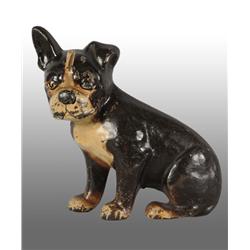 Cast Iron Boston Terrier Pup Doorstop.