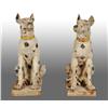 Image 1 : Pair of Cast Iron Ornamental Lawn Dogs.