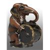 Image 1 : Lead Elephant Playing Drum Still Bank.