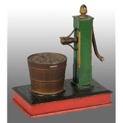 Cast Iron Pump & Bucket Mechanical Bank.