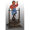 Image 1 : Cast Iron Boy on Trapeze Mechanical Bank.