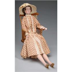 Very Rare DeFuisseaux Character Lady Doll.