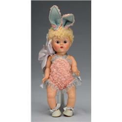 Vogue Easter Bunny Ginny Crib Crowd Baby Doll