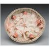 Image 1 : Rare set of Quintuplets Dolls in Basket.