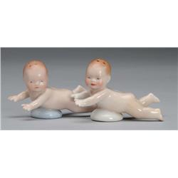 Glazed China Bye-Lo Baby Salt & Pepper Shakers.