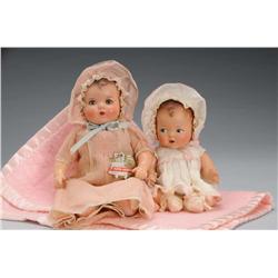 Lot of 2: Composition Baby Dolls.