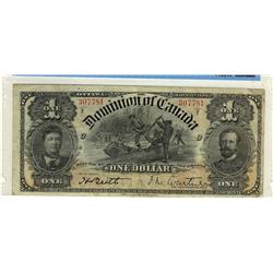 DC-13b 1898 $1 #307781 CCCS F15, nice clean example.