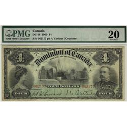 DC-16 1900 $4 #062177 PMG VF20. A decent example