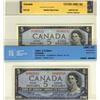 Image 1 : BC-31b 1954 $5, BC-39b $5.  Lot of 2 certified notes.  BC-31