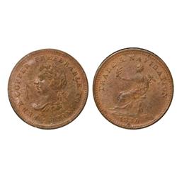 CH#NS-22; Br 967  Trade & navigation 1838  Choice Unc. Lots 