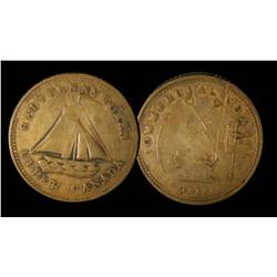 CH#UC-13; Br 731  Commercial change 1833 plain  VF perhaps b