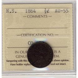 NS 1864 1/2¢ ICCS AU-55