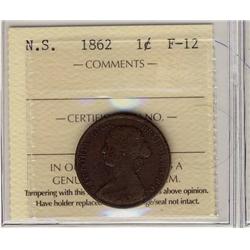 NS 1862 1¢ ICCS F-12