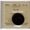 Image 1 : NFLD 1880 1¢ RO ED ICCS VF-30