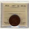 Image 1 : NFLD 1907 1¢ ICCS VF-30