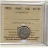Image 1 : NFLD 1944C 10¢ ICCS AU-50
