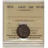 Image 1 : NFLD 1945C 10¢ ICCS VF-30