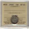 Image 1 : NFLD 1946C 10¢ ICCS EF-45