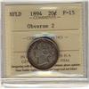 Image 1 : NFLD 1894 20¢ Obv 2 ICCS F-15