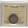 Image 1 : NFLD 1900 20¢ ICCS VF-20