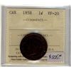 Image 1 : 1858 1¢  ICCS VF-20