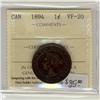 Image 1 : 1894  1¢ ICCS VF20