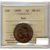 Image 1 : 1899 1¢ ICCS MS63RD.  Fanastic example as close to 64 as you