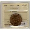 Image 1 : 1902  1¢ ICCS MS60 Cln