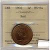 Image 1 : 1902 1¢ ICCS MS64RD.  Lots of lustre.
