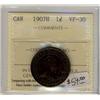 Image 1 : 1907H 1¢  ICCS VF30