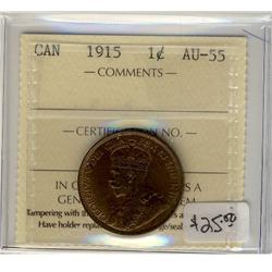 1915 1¢ ICCS AU55 
