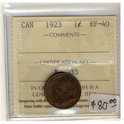1923  1¢ ICCS EF40