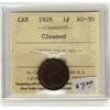 Image 1 : 1928  1¢ ICCS AU50 Cln