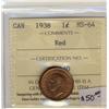Image 1 : 1938  1¢ ICCS MS64 Red