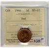 Image 1 : 1946 1¢ ICCS MS65 Red