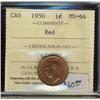 Image 1 : 1950  1¢ ICCS MS64 Red