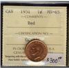 Image 1 : 1951 1¢ ICCS MS65 Red